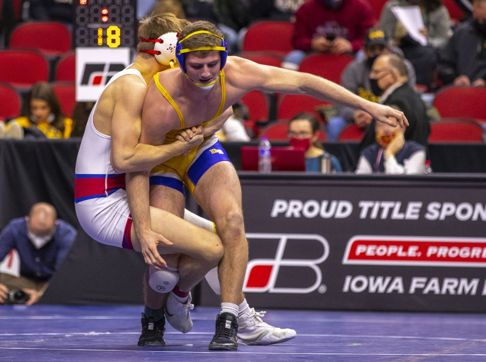 State Wrestling Friday Semi 1A 25